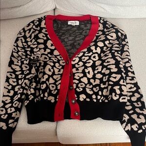 Tulip B Leopard Print Cardigan